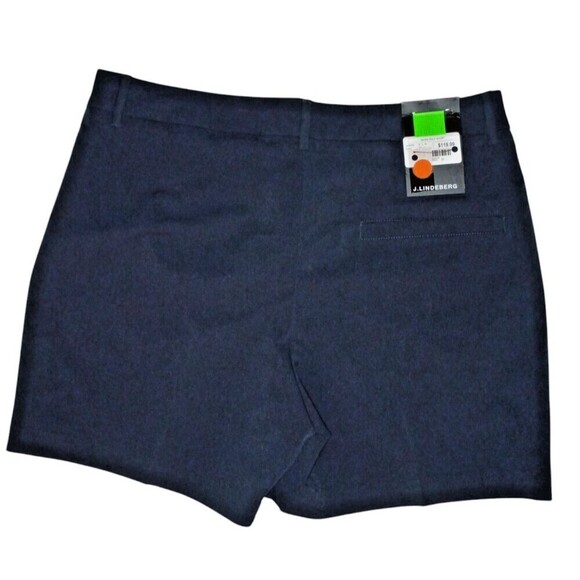 J. LINDEBERG Gwen Golf Shorts Size 32 Navy Blue Active Performance High Rise - Picture 3 of 7